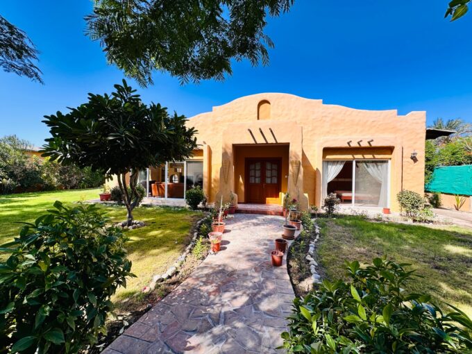 single storey villa garden saar