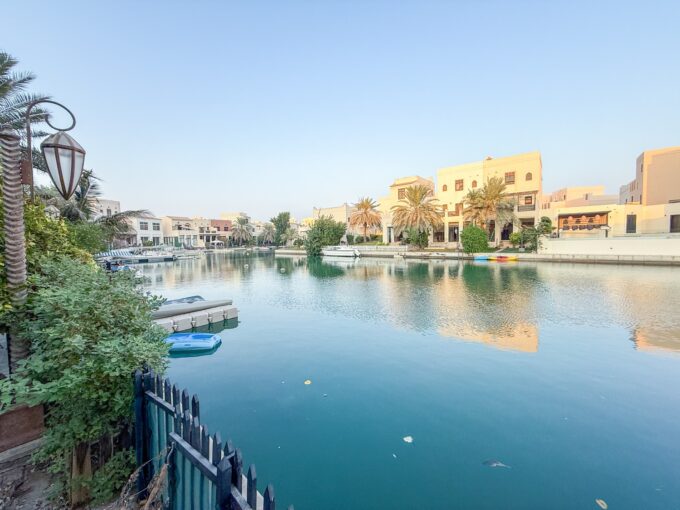 2 bedroom apartment in Floating City Amwaj balcony view