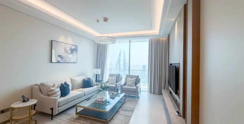 2 bedroom apartment Bahrain Bay sea and city view