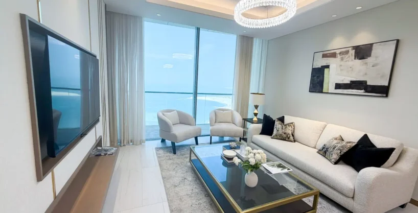1 bedroom apartment Bahrain Bay full sea view