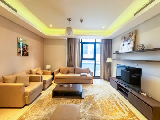 1 bedroom apartment Seef pool view fully furnished