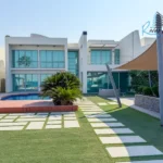 Fully furnished luxury 4 bedroom villa in Durrat Al Bahrain with private swimming pool and direct access jetty