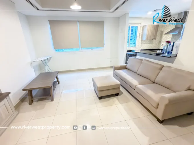 Furnished Apartment with Balcony in Sanabis