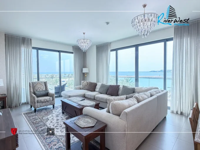 3 Bedroom Apartment with Full Sea View in Marassi Shores