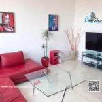 Terrace balcony with canal view in Amwaj